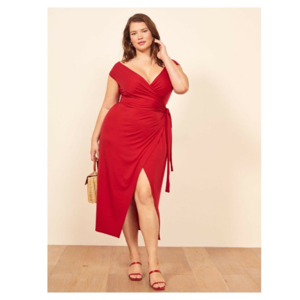 NWT REFORMATION Sage Wrap Dress -  Size 3X